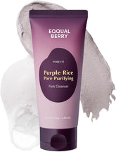 EQQUALBERRY Purple Rice Pore Purifying Pack Cleanser 130g