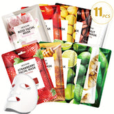 Glow & Hydrate – 11 Korean Fruit Masks by MOOYAM