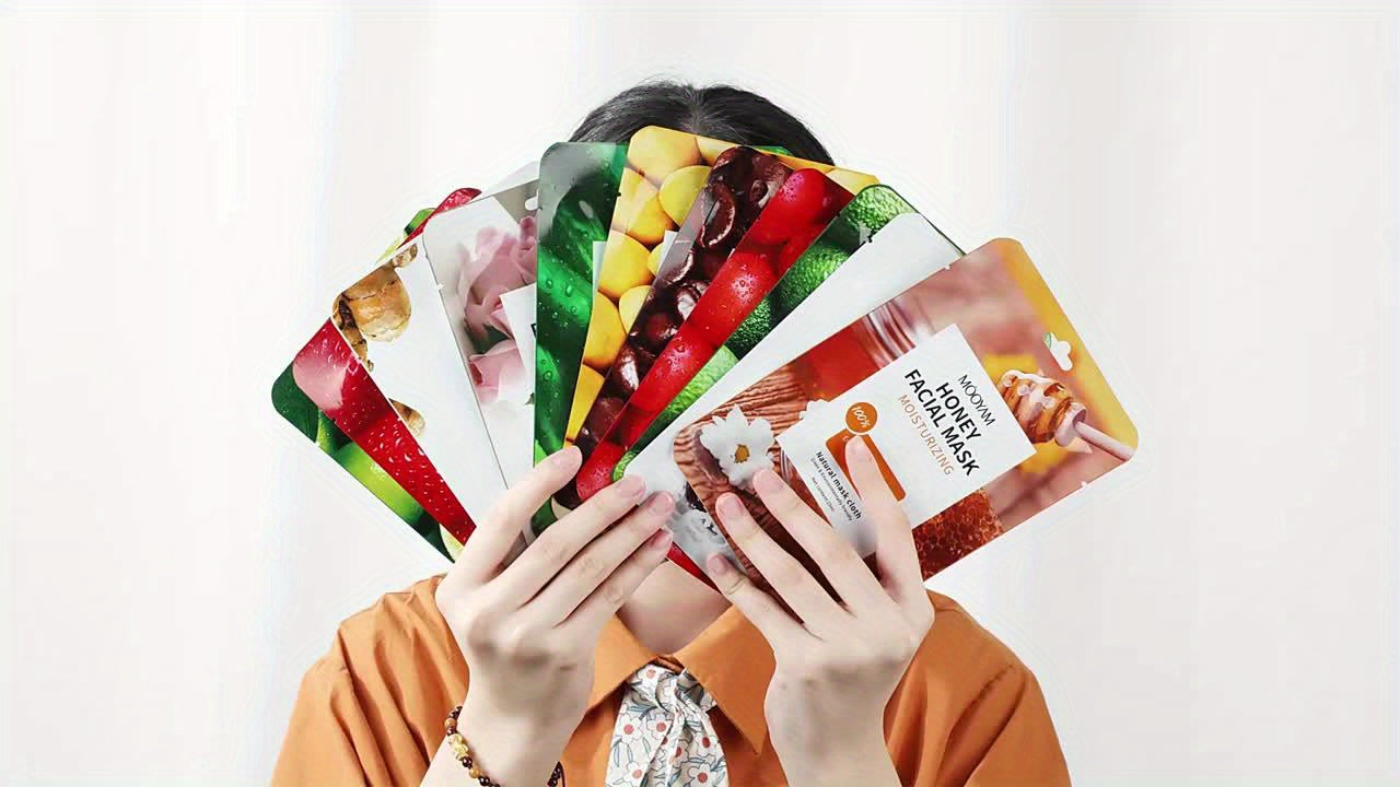 Glow & Hydrate – 11 Korean Fruit Masks by MOOYAM