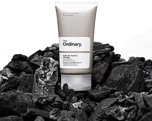 The Ordinary Salicylic Acid Mask 2%, Purifying Mask with Charcoal and Clay, for Skin Prone to Blemishes, 50ml