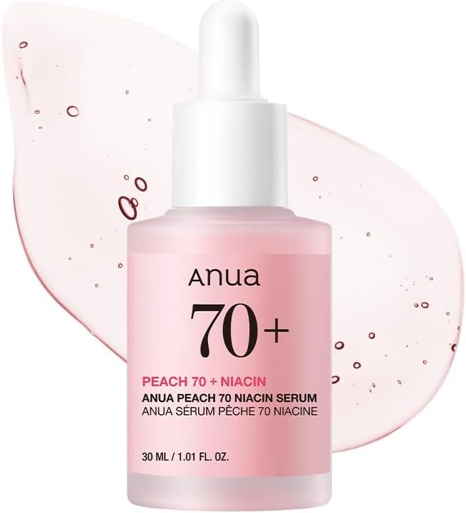 ANUA Peach 70% Niacinamide Serum brightening hydrating face serum hyperpigmentation treatment reducing melanine daily clean beauty, 30 ml