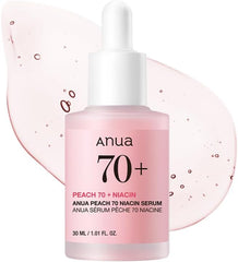 ANUA Peach 70% Niacinamide Serum brightening hydrating face serum hyperpigmentation treatment reducing melanine daily clean beauty, 30 ml