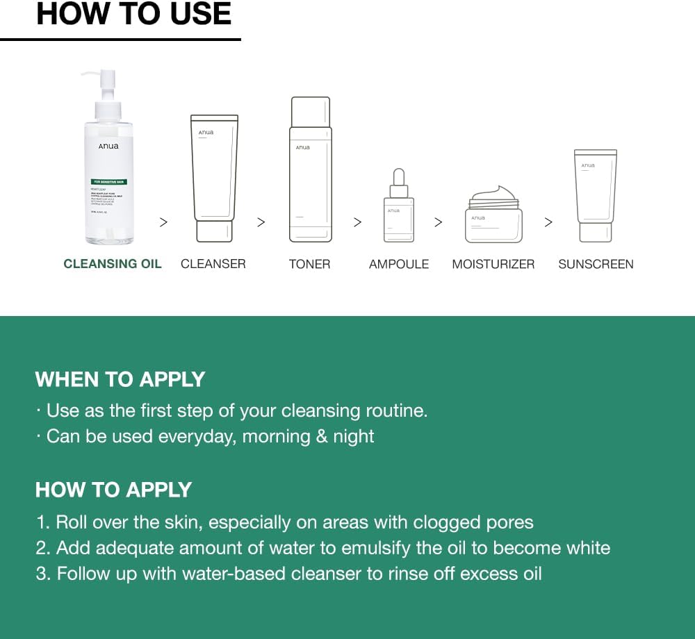 ANUA Heartleaf Pore Cleansing Oil Mild200ML