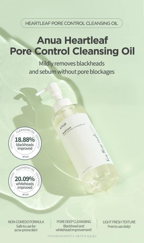 ANUA Heartleaf Pore Control Cleansing Oil (200ml)