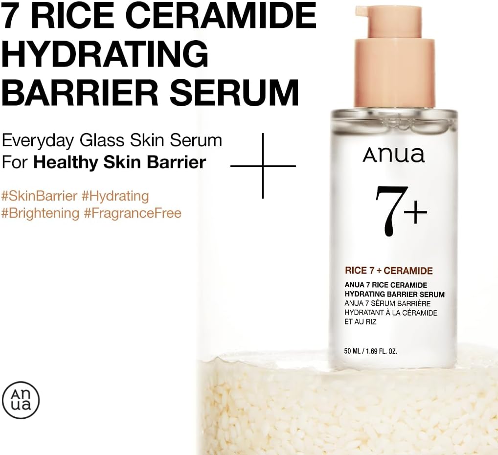 Anua 7 Rice Ceramide Hydrating Barrier Serum - 50Ml