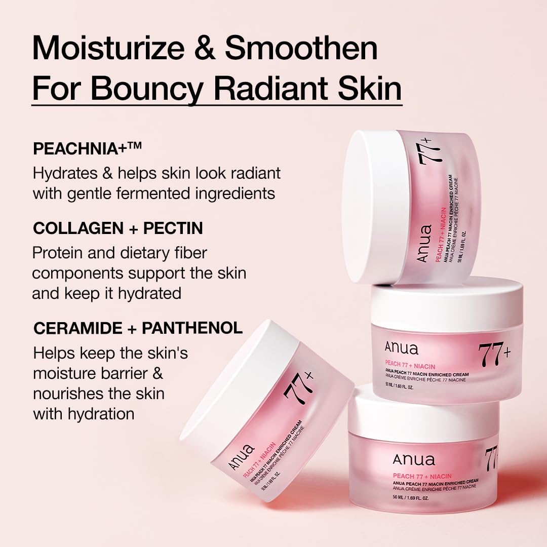 ANUA Peach 77 Niacin Enriched Cream 1.69fl.oz / 50ml