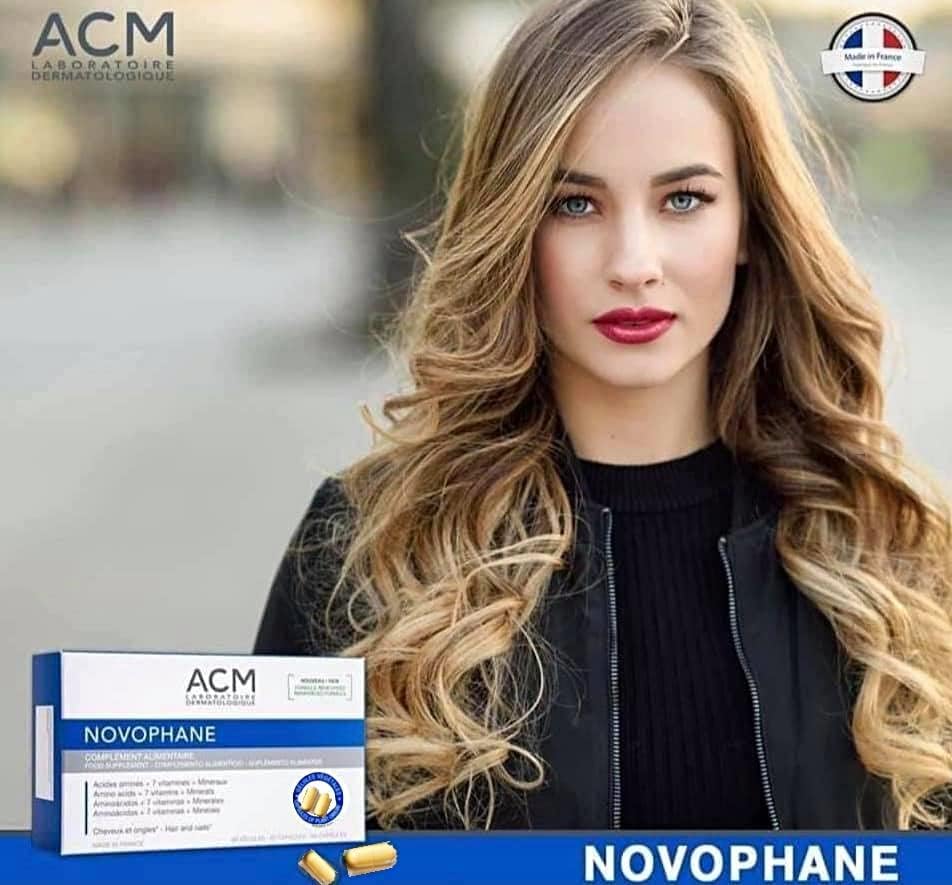 ACM Laboratoire Novophane Caps Anti Hair Loss Alopecia Treatment Nails Fragility Skin Capital