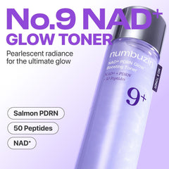 numbuzin No.9 Toner | NAD+ PDRN Glow Boosting Toner