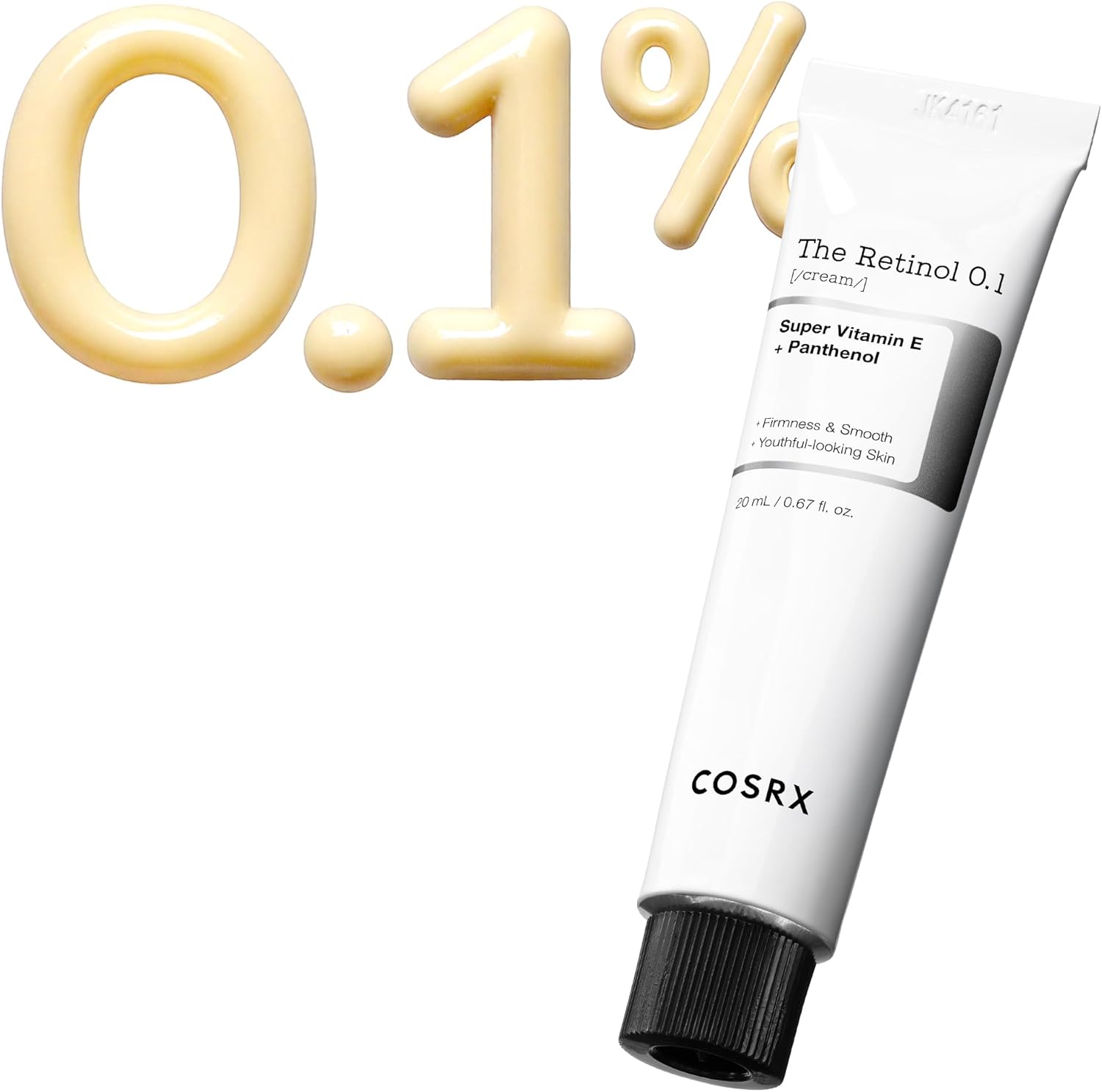 Cosrx Retinol 0.1 Cream 0.1 Fl Oz (20 Ml) Retinol Cream, Vitamin E, Allantoin, Hyaluronic Acid, Panthenol, Pure Retinol, Genuine Retinol, Sensitive Skin, Tested For Human Body, Cosuar-X, Korean Skin