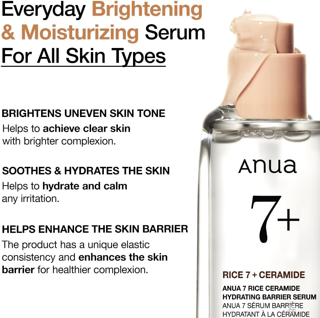 Anua 7 Rice Ceramide Hydrating Barrier Serum - 50Ml
