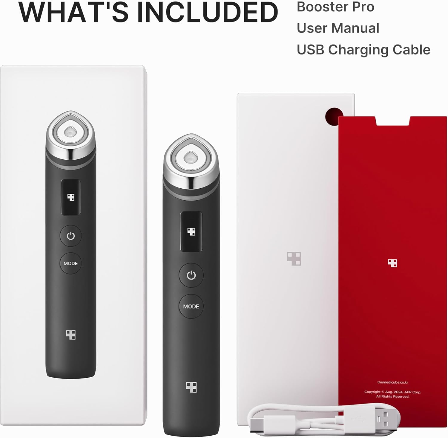 Medicube AGE-R Booster Pro - Upgraded version of Booster-H - Latest 6-in-1