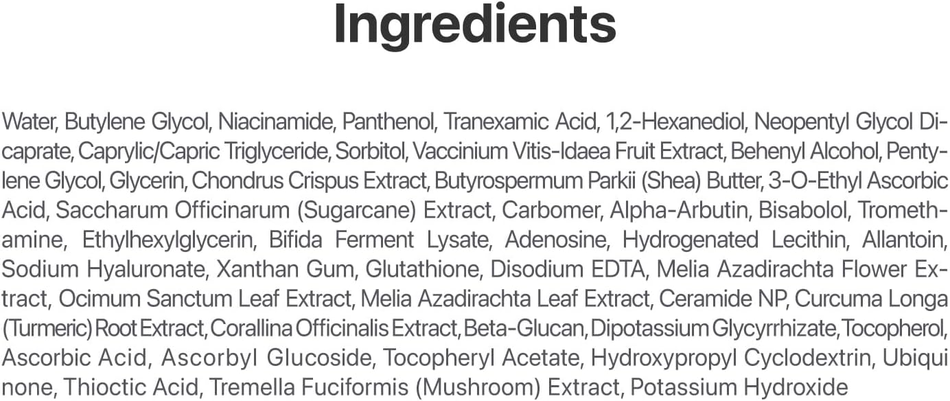 numbuzin No.5+ Vitamin Concentrated Serum | Glutathione & Vitamin Serum, Dark Spot, Korean Skincare 1.01fl.oz/30ml