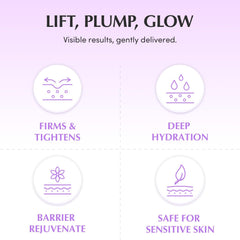 EQQUALBERRY Deep Cera Bakuchiol Plumping Capsule Cream, 50ml, 99% Pure Bakuchiol, Non-Irritating Facial Moisturiser