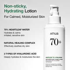 Anua Heartleaf 70% Daily Lotion 200ml l Relieves dry and sensitive skin