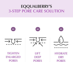 EQQUALBERRY Purple Pdrn Pore Minimising Serum 30ml