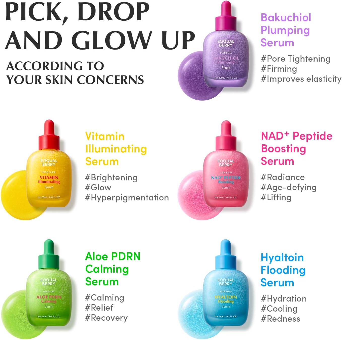 EQQUALBERRY Hyaltoin Flooding Smoothie Serum 30ml