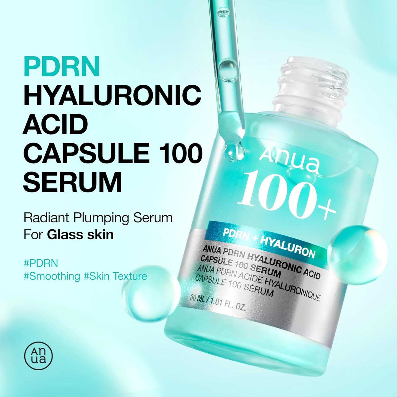 Anua 100+ PRDN + Hyaluron Capsule 100 Serum 30ML