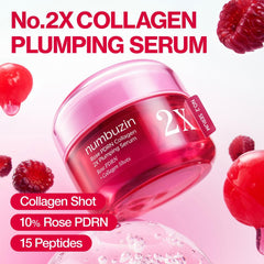 numbuzin No.2X Serum | Rose PDRN Collagen 2X Plumping Serum