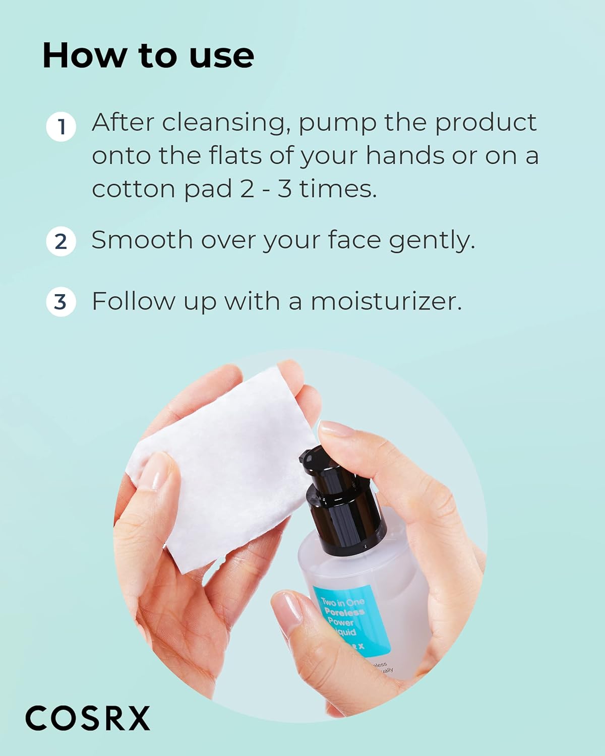 Cosrx Two In One Poreless Power Liquid With Bha 3.38Fl.Oz | Facial Moisturiser To Tighten Pores And Exfoliate Skin For Smooth And Clear Skin