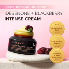 MARY & MAY Idebenone Blackberry Intense Cream 70g