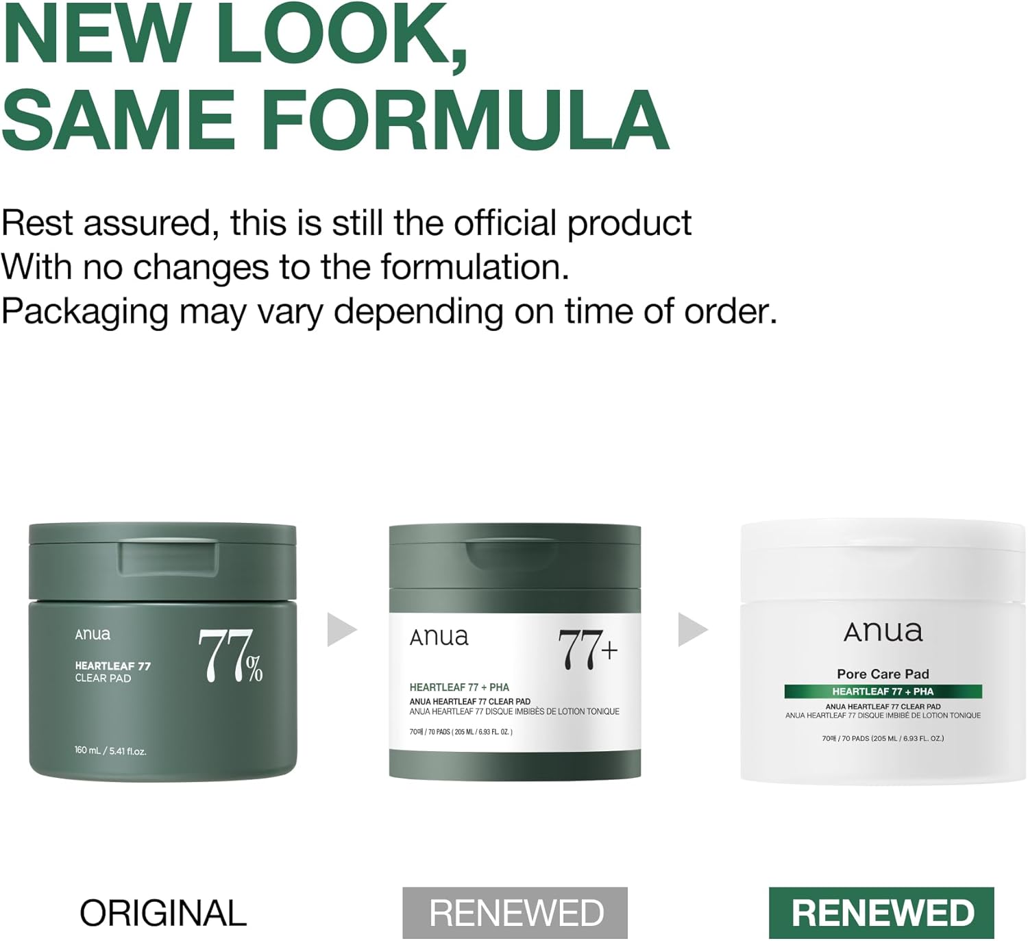 ANUA Heartleaf 77 Toner Pad, Mild Exfoliating Facial Pads for Glass Skin, Hydrating Pore Care for Sensitive Skin