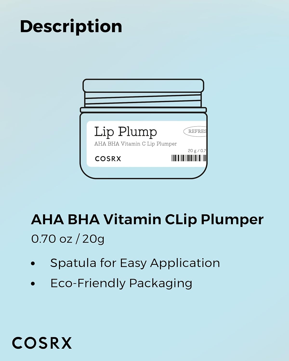 Cosrx AHA/BHA Vitamin C Lip Plump 20g