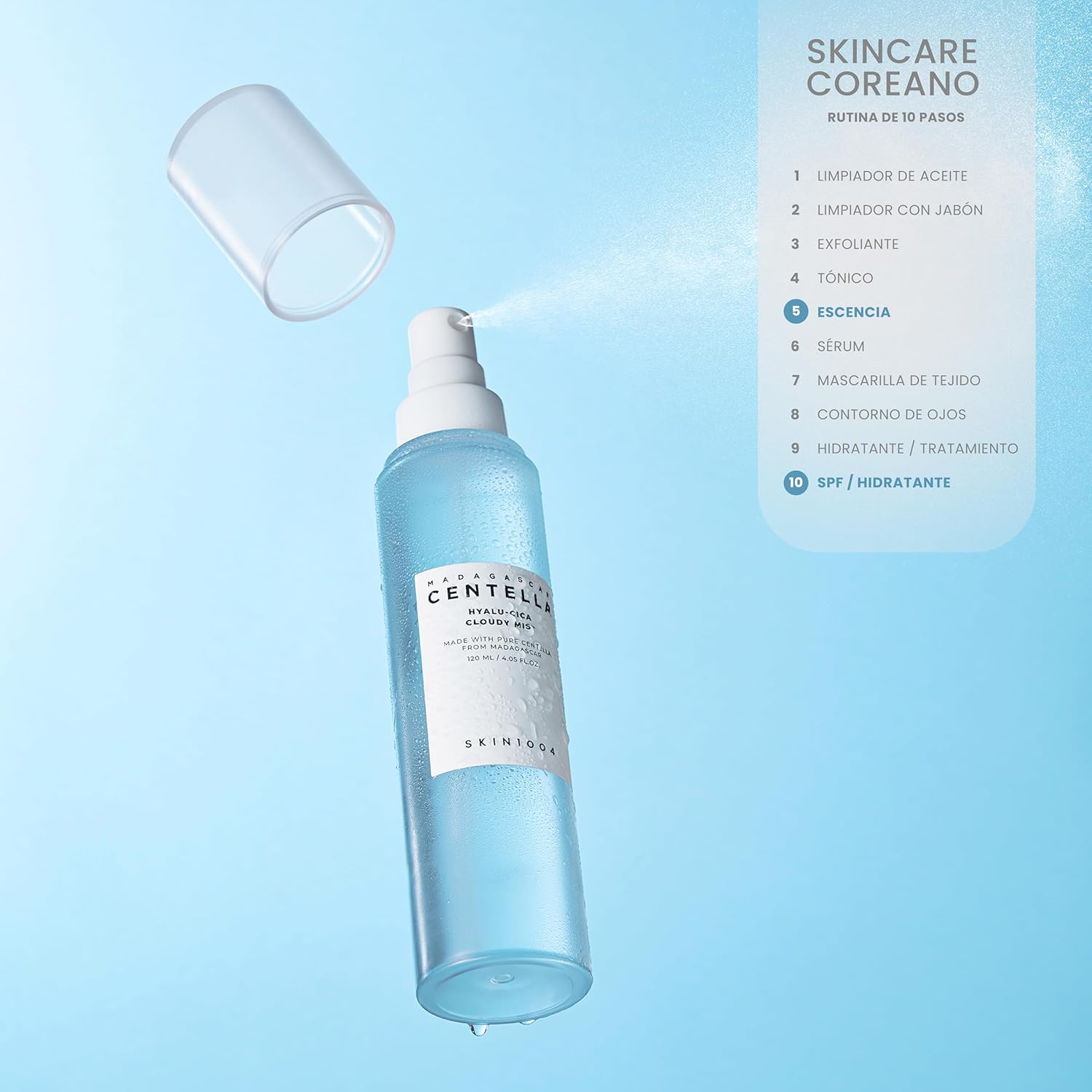 Skin1004 Madagascar Centella Hyalu-Cica Cloudy Mist 120 ml