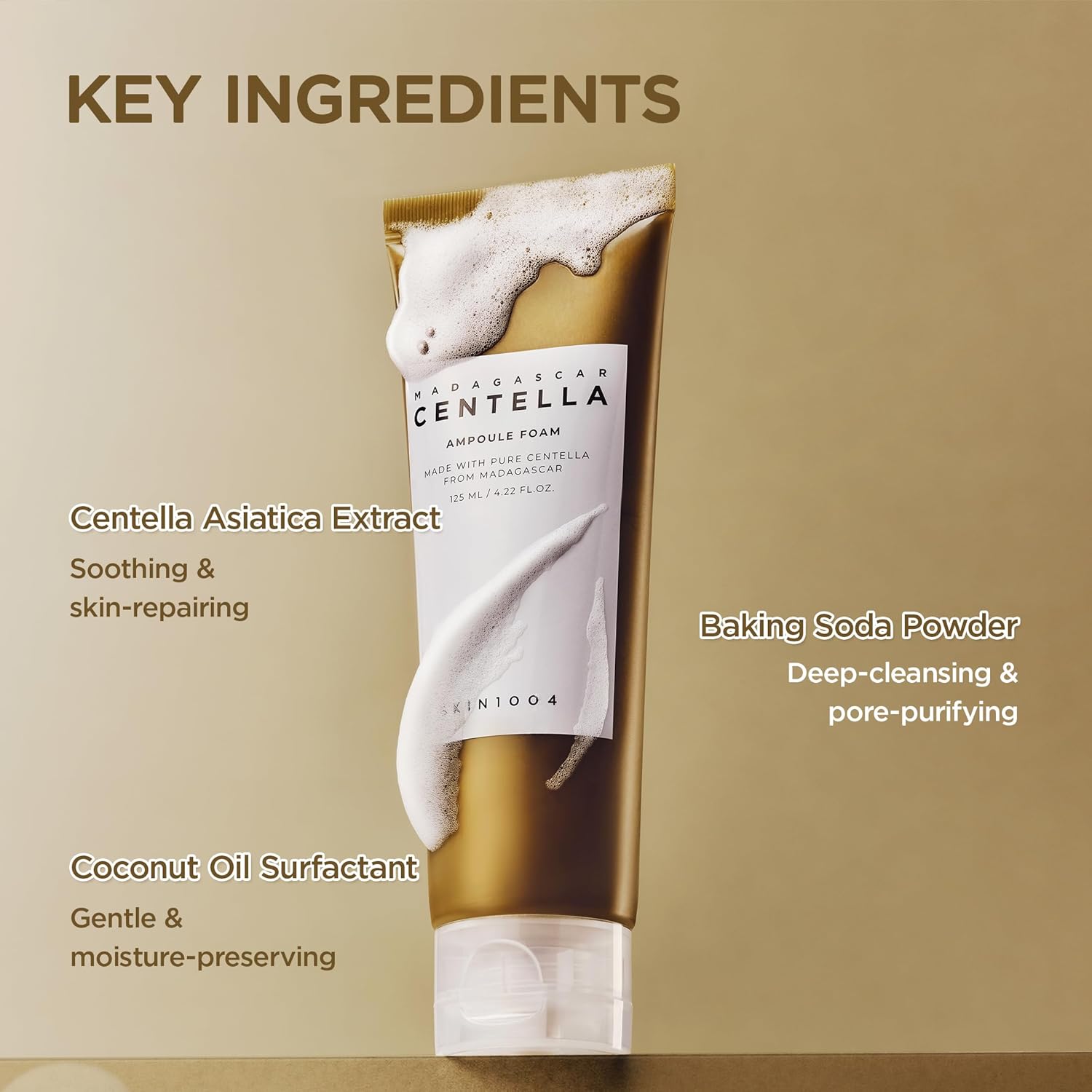 SKIN1004 Madagascar Centella Ampoule Foam, 125mL