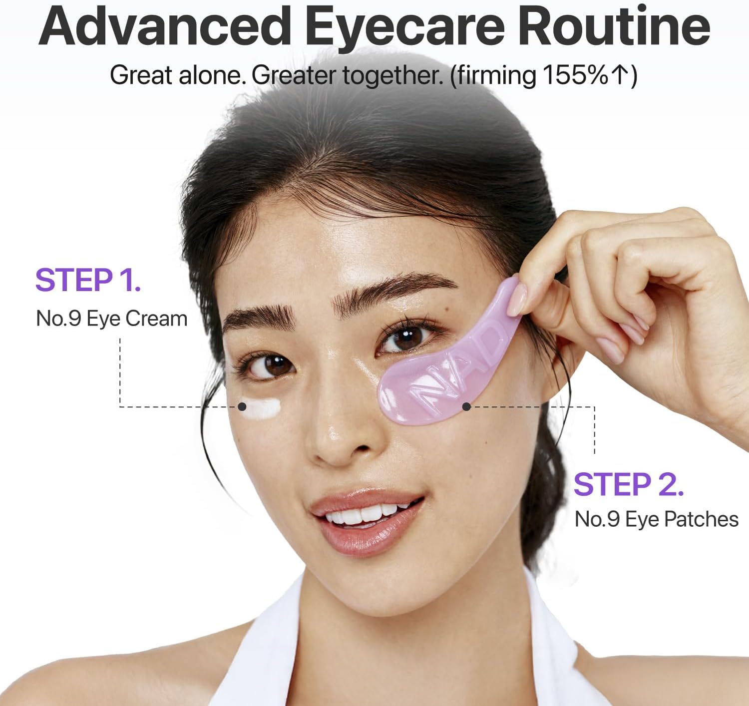 numbuzin No.9 Eye Patches | NAD+ Collagen Under Eye Patches | Dark Circles, Cooling, Puffy Eyes, Eyebags