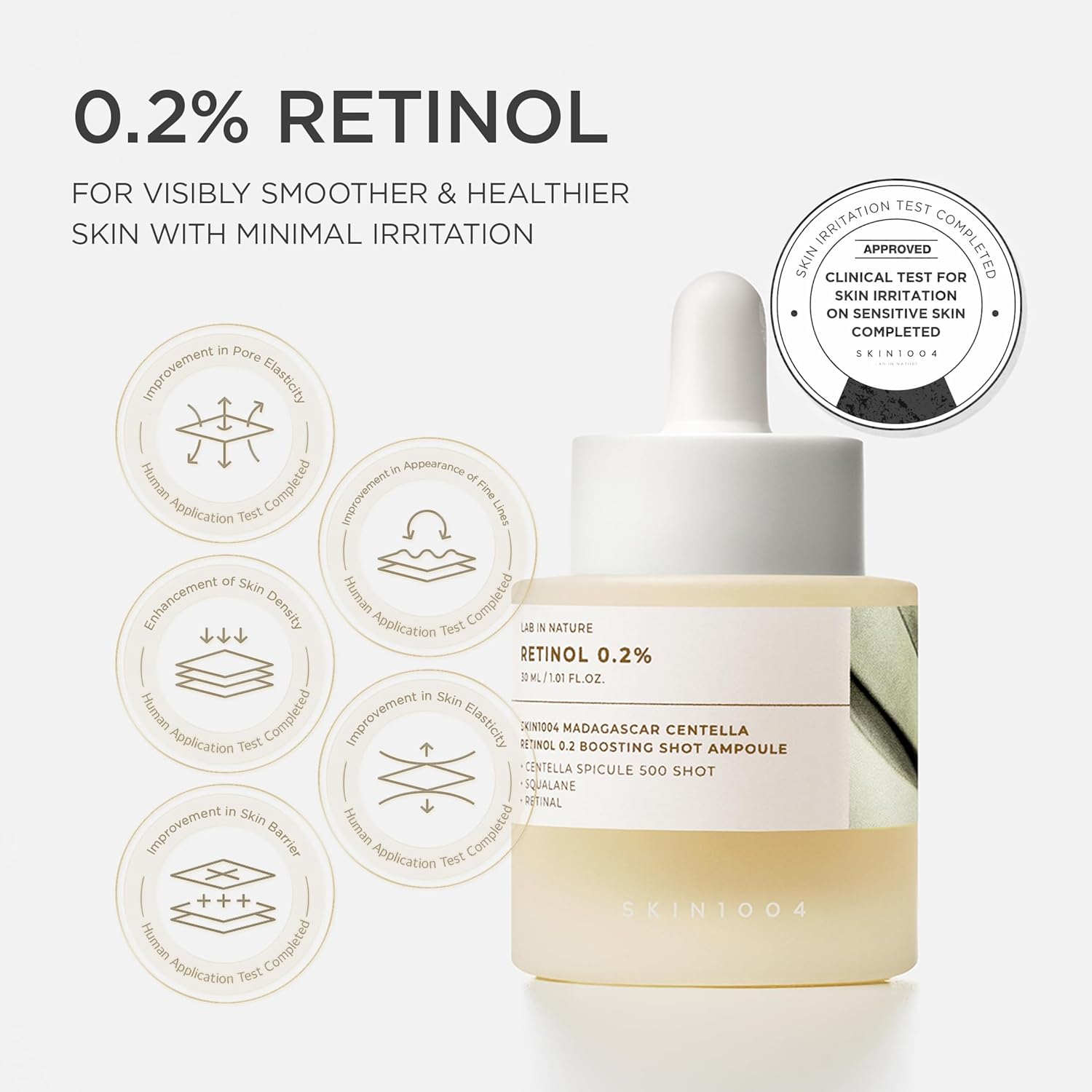 SKIN1004 Madagascar Centella Retinol 0.2 Boosting Shot Ampoule 30 ml
