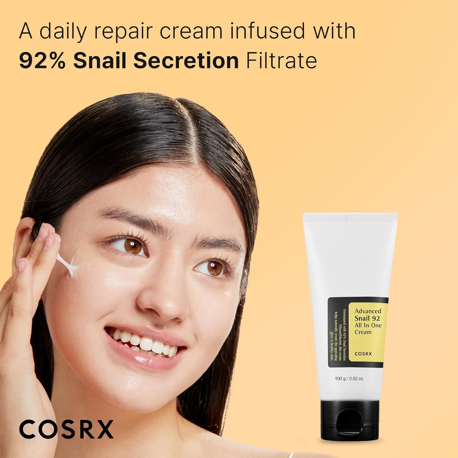COSRX Advanced Snail 92 All In One Cream - Tube (NEW) 100g