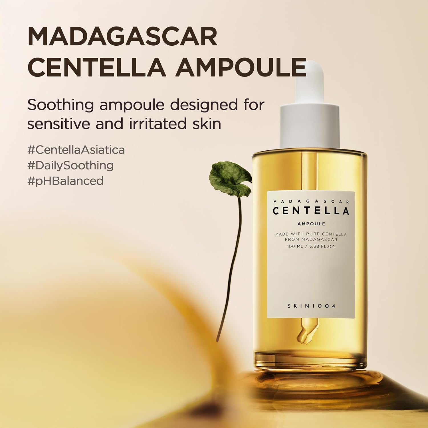 SKIN1004 Madagascar Centella Asiatica Ampoule Facial Serum 3.38 fl.oz(100ml)