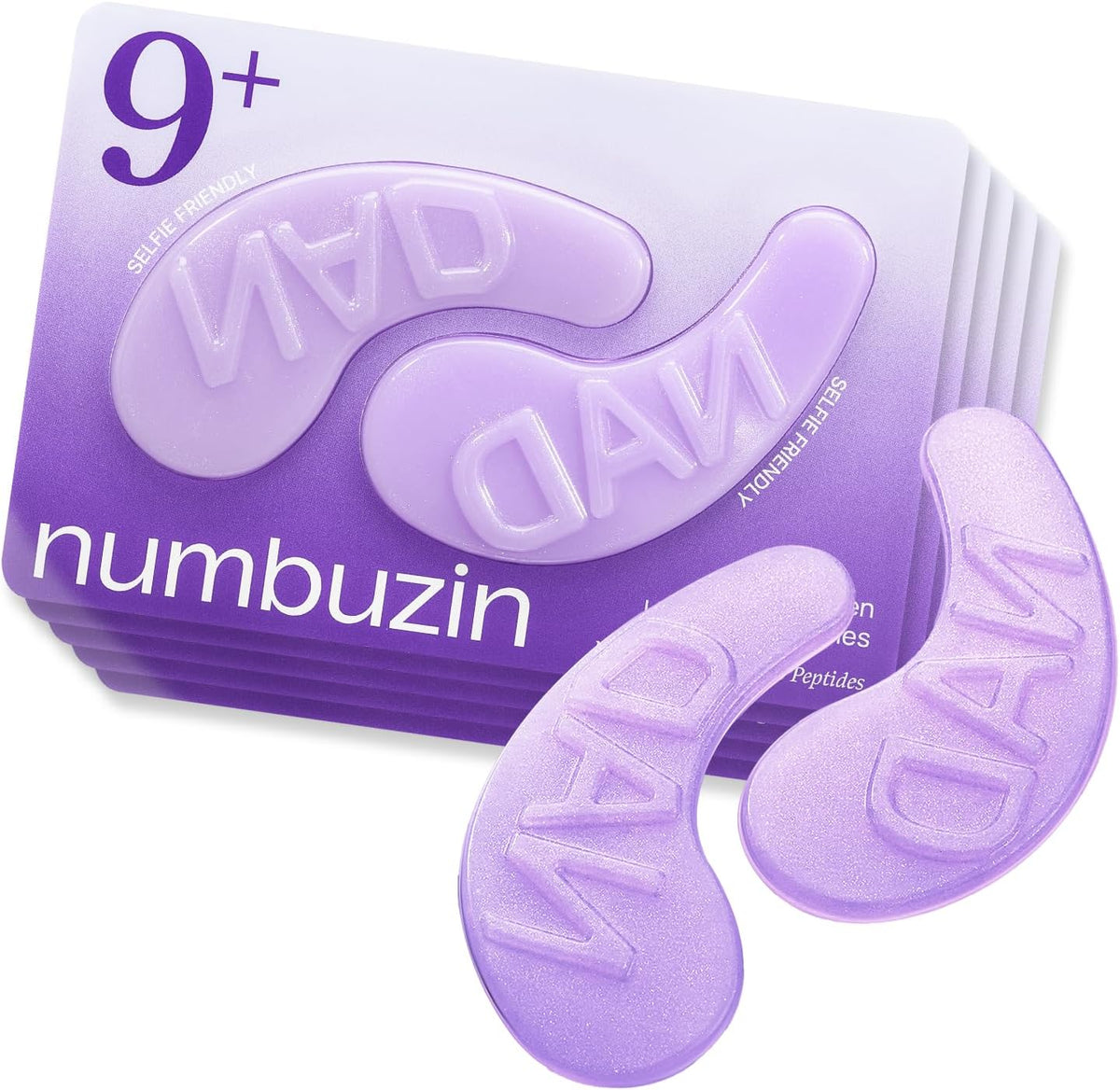 numbuzin No.9 Eye Patches | NAD+ Collagen Under Eye Patches | Dark Circles, Cooling, Puffy Eyes, Eyebags