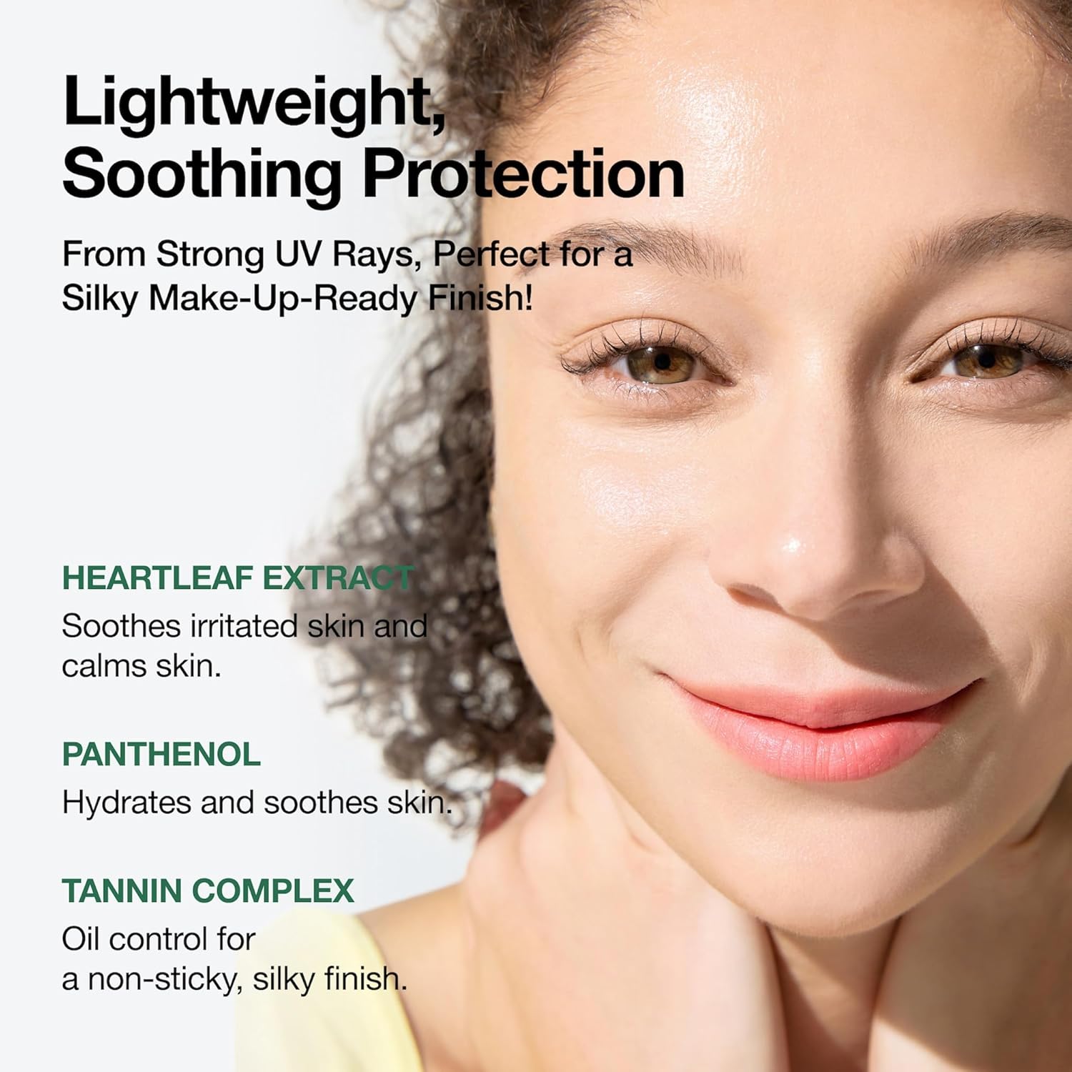 ANUA Heartleaf Silky Moisture Sun Cream SPF 50 PA++++, Korean Sunscreen for Face