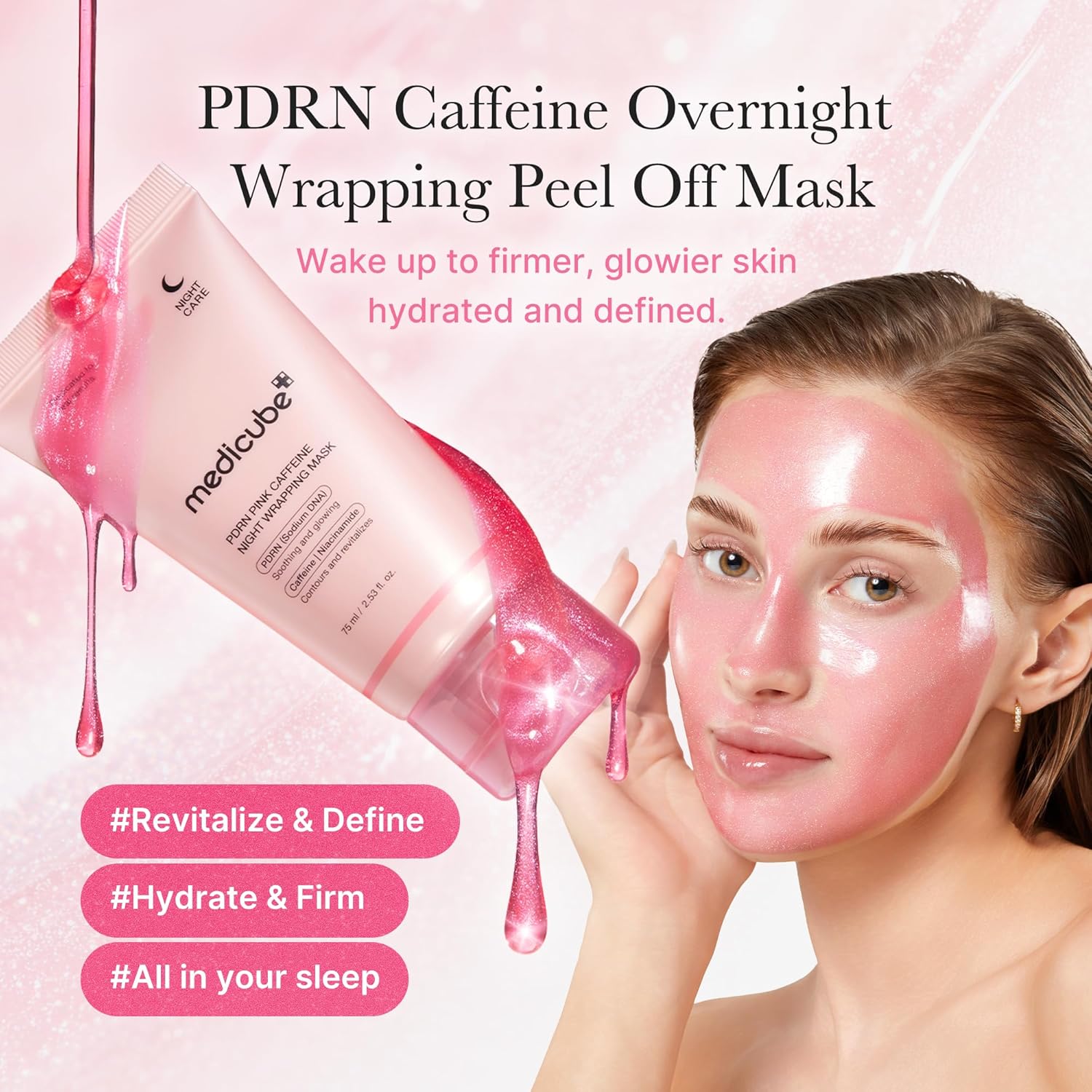 Medicube PDRN Night Wrapping Mask, 2.5 fl oz (75 ml)