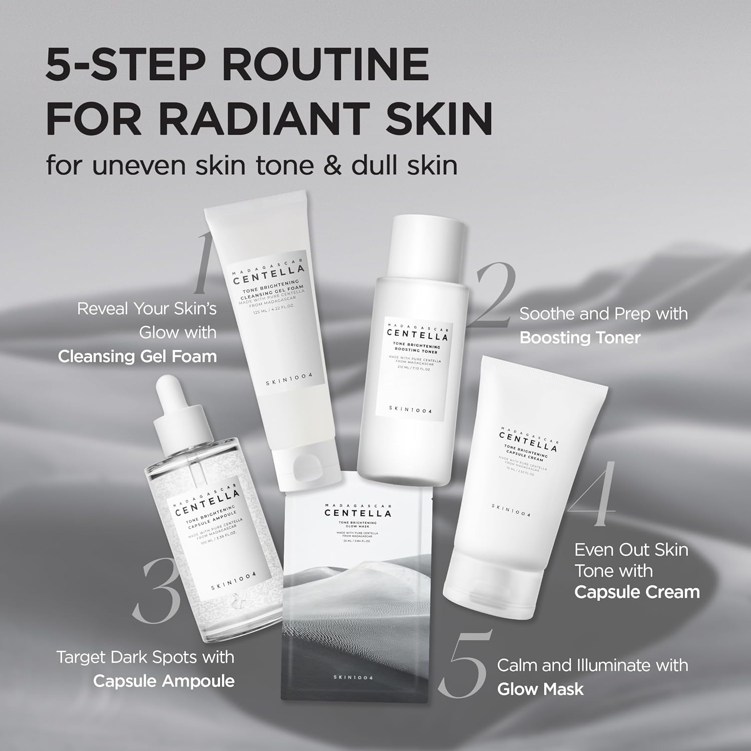 SKIN1004 Skin 1004 Madagascar Centella Tone Brightening Cleansing Gel Foam 125 ml