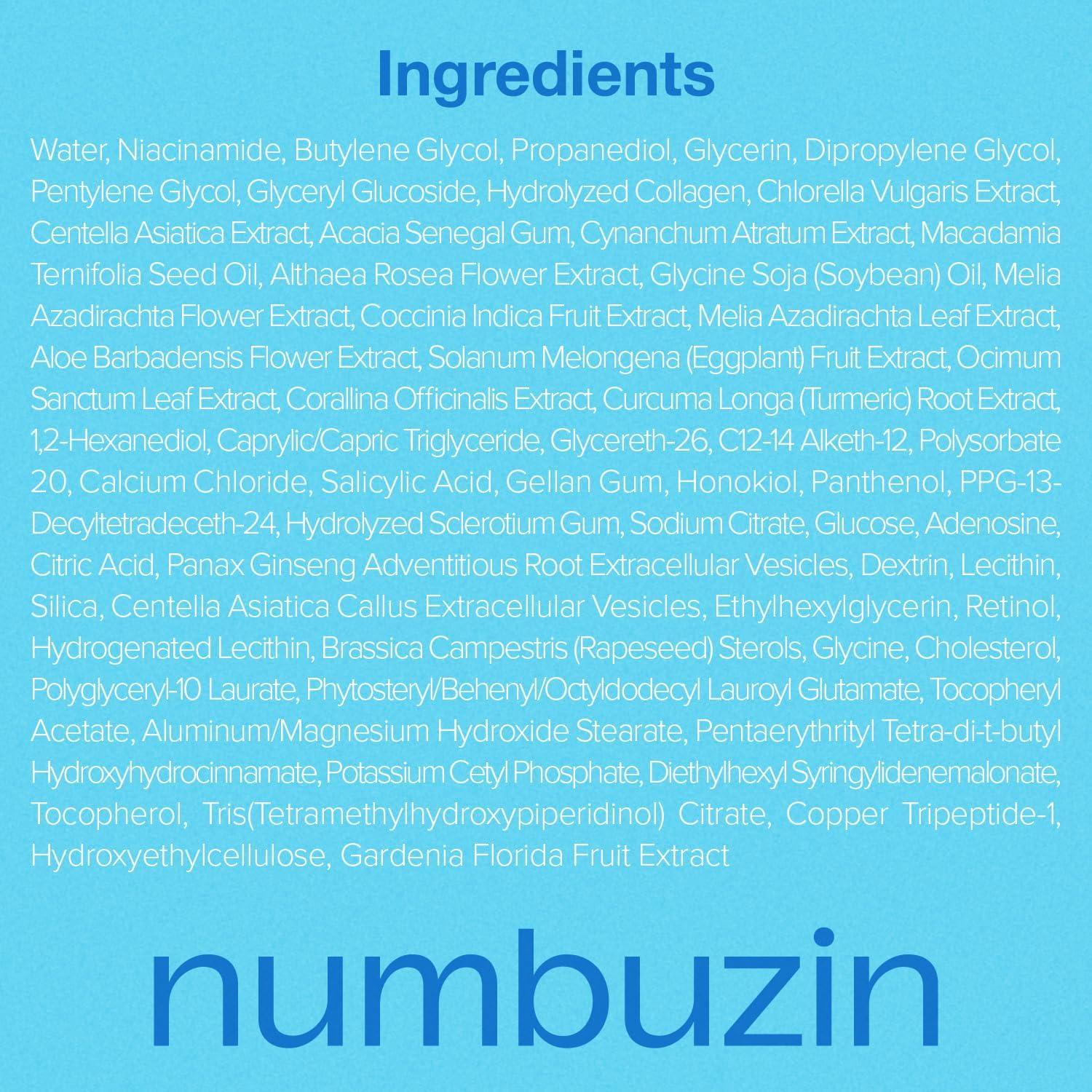 numbuzin No.3 Serum | Blue Retinol Pore Refining Serum | Pore Tightening, Firming, Anti-Aging, Korean Skincare