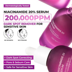JUMISO Niacinamide 20 Serum - Korean Face Serum with Glutathione, TXA Tranexamic Acid and Centella Complex