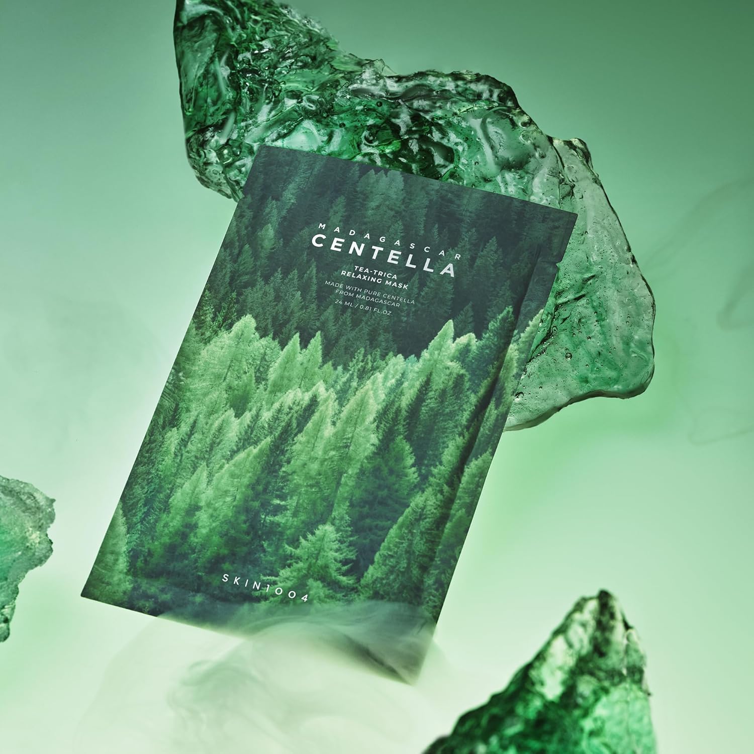 SKIN1004 Tea-Trica Soothing Face Mask with Tea Tree and Centella Asiatica for Oily and Acne Prone Skin