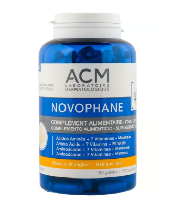 ACM Laboratoire Novophane Caps Anti Hair Loss Alopecia Treatment Nails Fragility Skin Capital